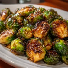 Honey Garlic Roasted Brussels Sprouts that Everyone Will Love-image