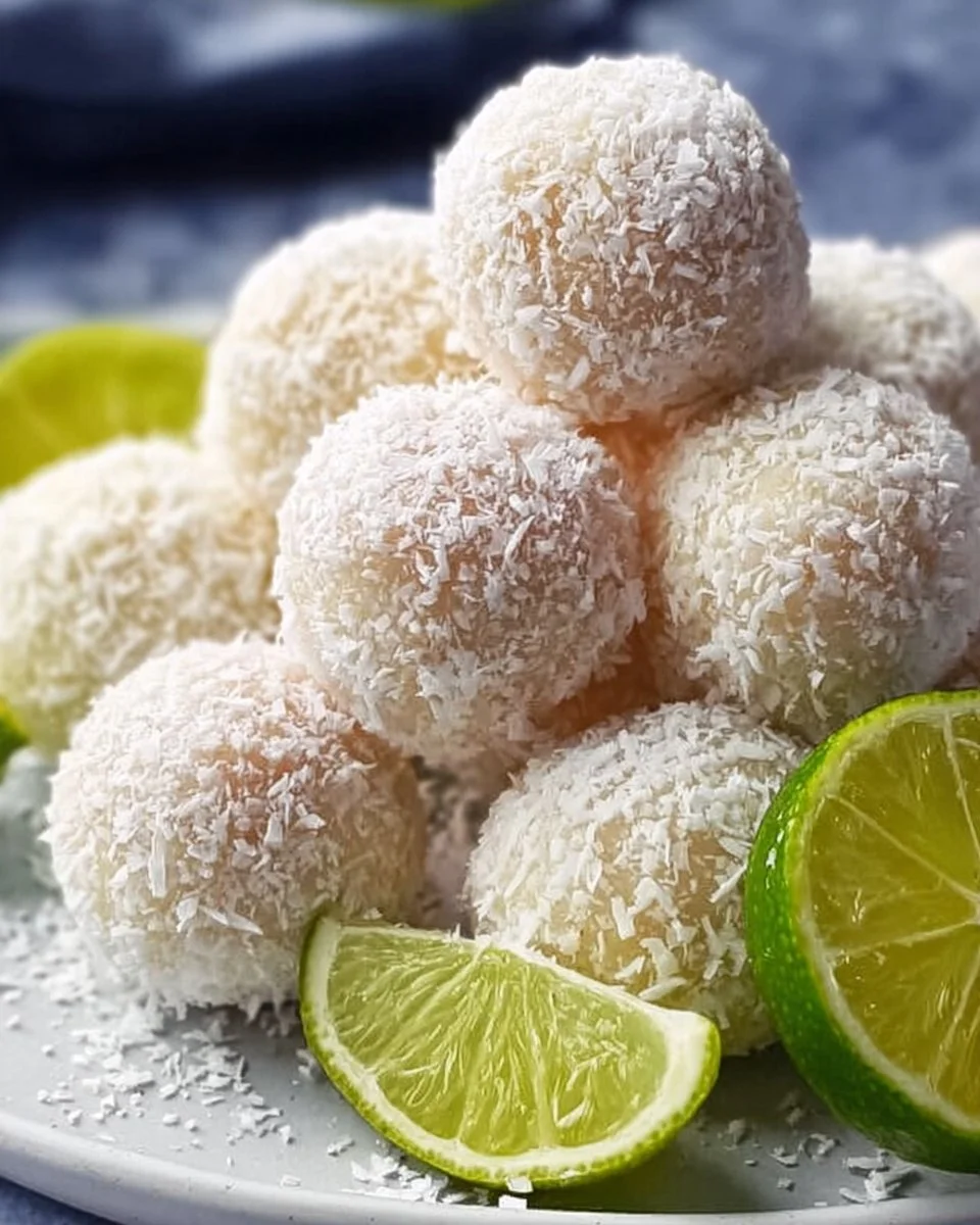 Delicious no-bake margarita balls served on a plate.