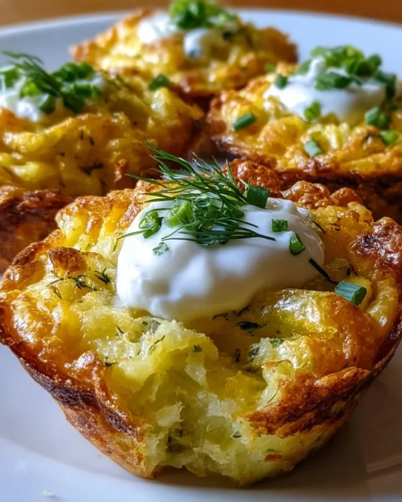 Delicious Pickle-Fix Egg Potato Muffins served on a plate