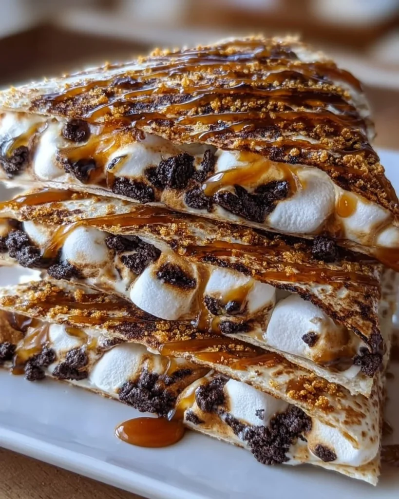 S’Mores Crunchwrap featuring Oreos, a delicious dessert treat.
