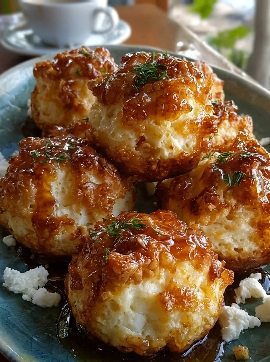 Delicious Cottage Cheese Apple Pie Crunch Bombs served on a plate