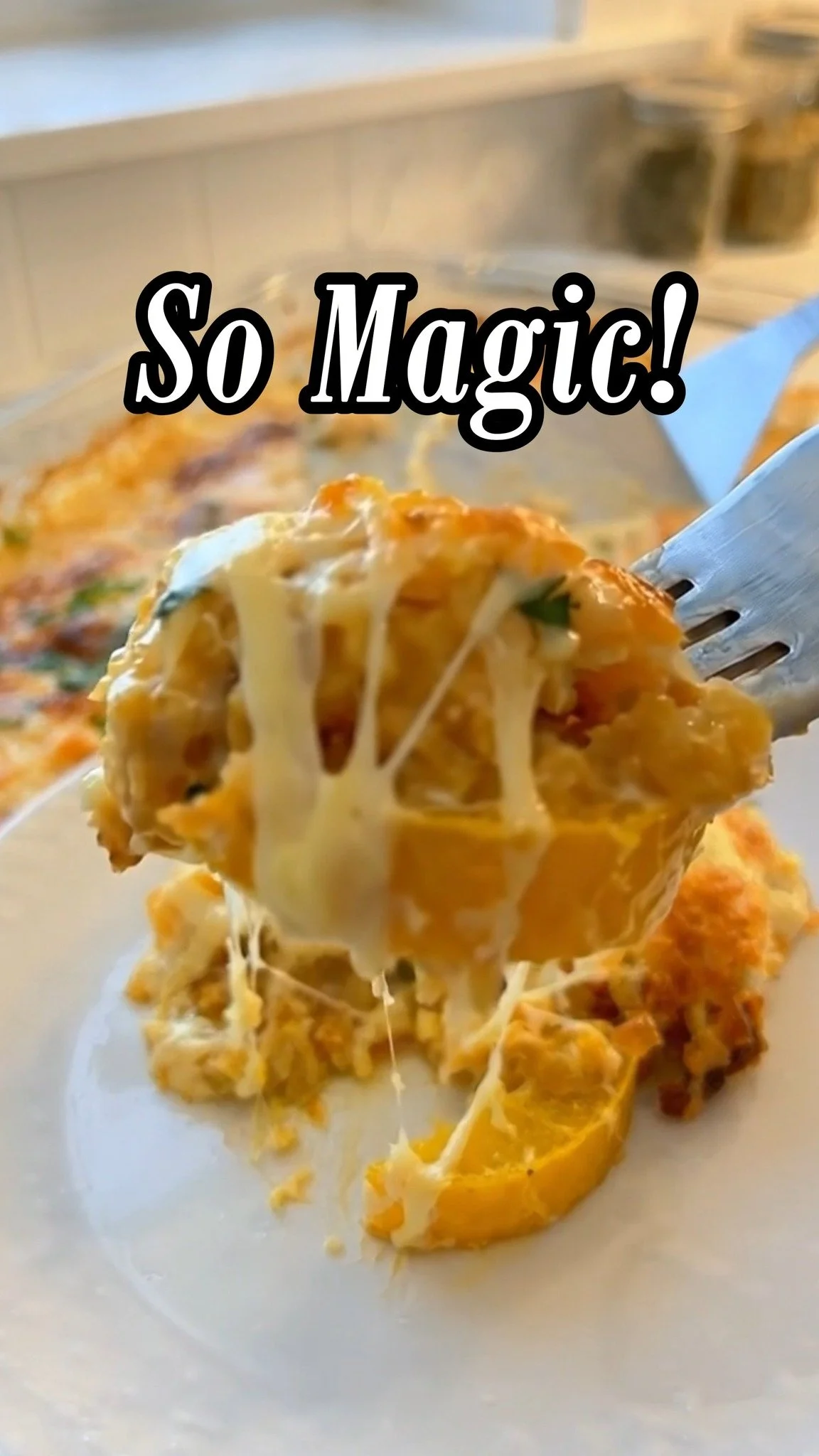 Delicious cheesy squash casserole topped with golden breadcrumbs